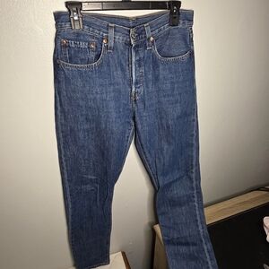 Levi's Straight Leg Blue Jeans